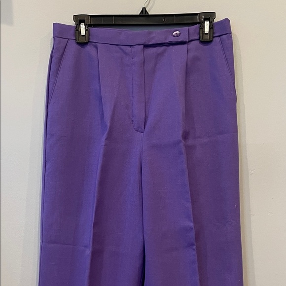 Handmade Pants - Handmade vintage Purple Women's Pants like new high waisted